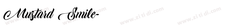 Mustard Smile字体转换